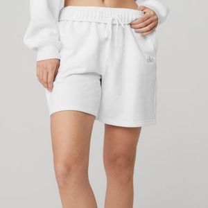 white alo shorts